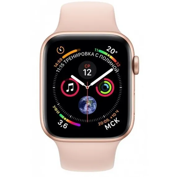 Apple Watch Series 4 Aluminium 44мм, «розовое золото»