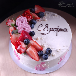 Торт на 8 Марта Кондитерская Сладкие Козырьки Sweet Visors Светланы Дегтеревой