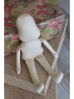 Бумажная выкройка тела интерьерной куклы Маша