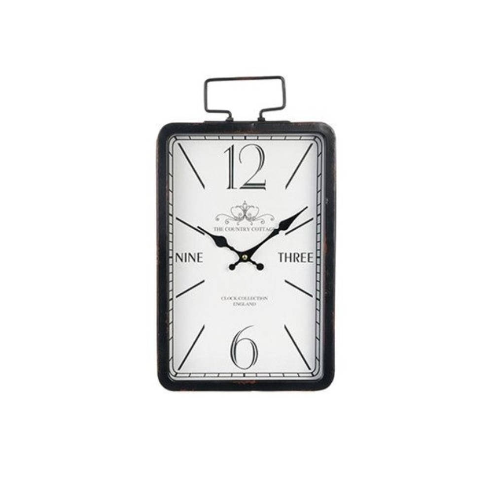 Часы "Прекрасная эпоха" 45,5x25,5см Металл