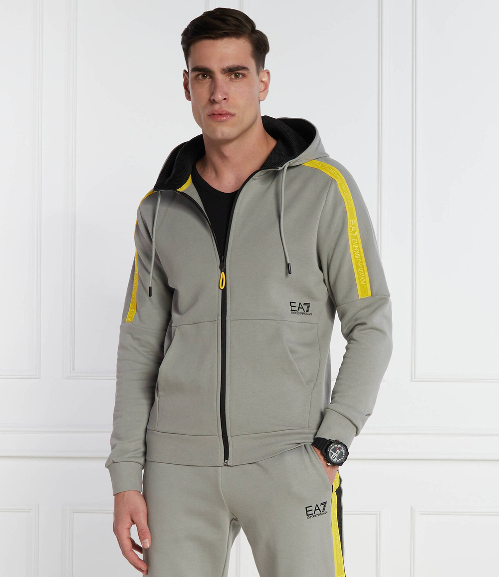 Худи EA7 - серый(3DPM88 PJEQZ)