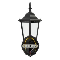 Светильник уличный настенный ЭРА «Веледа» GBW-104-BL-0360 230В Е27 IP54 чёрный вверх | Садово-парковые светильники