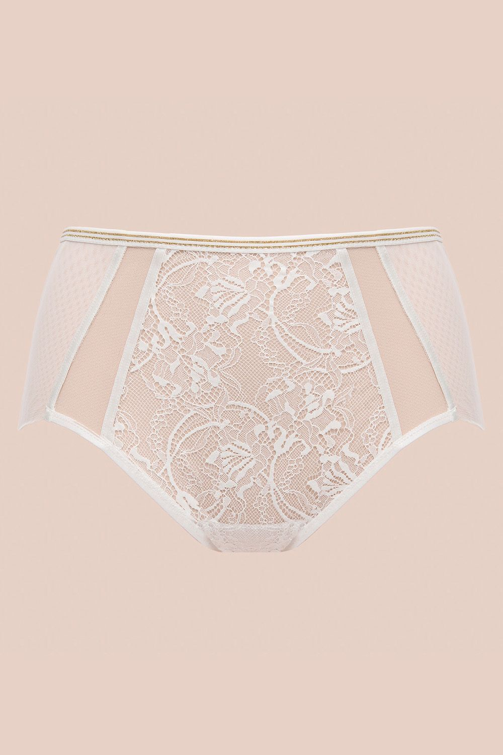 Белые трусики с высокой талией Chiara (Размер: 44) (Цвет: белый)