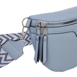 Сумка женская через плечо «ИМАНИ», цвет небесный, три кармана, 24*19*7*5см (лейбл Ultramarine)