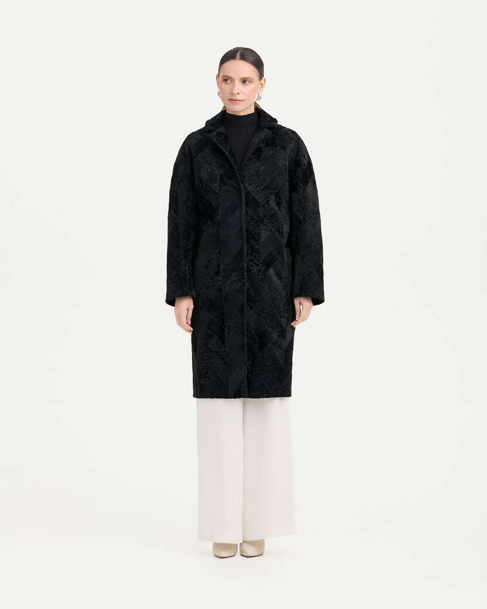 Полупальто из астрагана