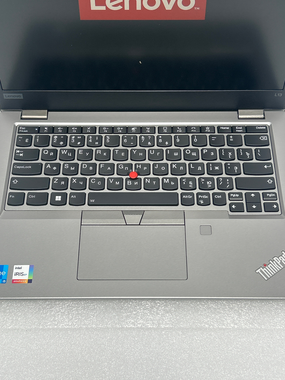 Ноутбук Lenovo ThinkPad L13 Gen 2 (20VJS1DG0E) 13.3"/Intel Core i5-1145G7/RAM 16GB/SSD 256GB/Intel Iris Xe graphics/1920x1080 IPS/WIndows 11/Подсветка кл-ры: LED/Цвет: серый. Состояние: C1