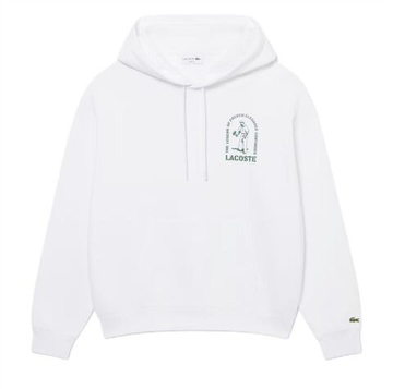 Куртка теннисная Lacoste Loose Fit Printed - white