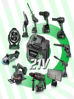 Аккумулятор для электроинструмента, 21В 8,0Ач, аккумулятор для шуруповерта