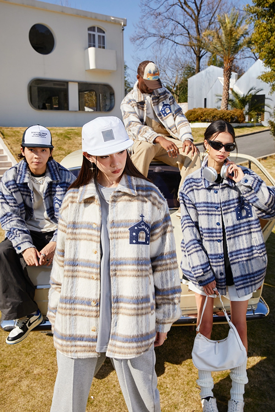 Куртка DONSMOKE "Church Logo" Plaid Wool Jacket