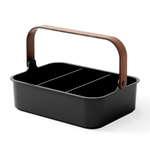 Органайзер bellwood, 37х27 см, черный/орех