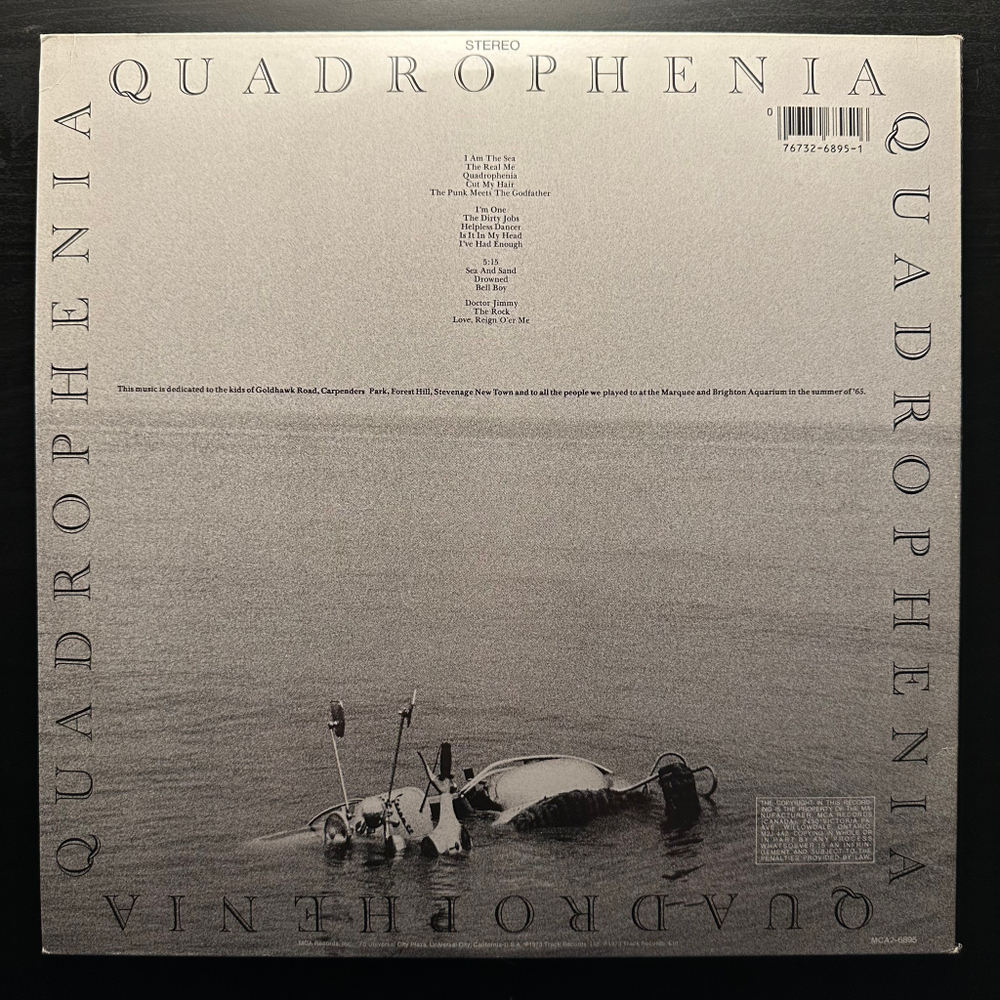 The Who - Quadrophenia 2LP (Канада 1980г.)