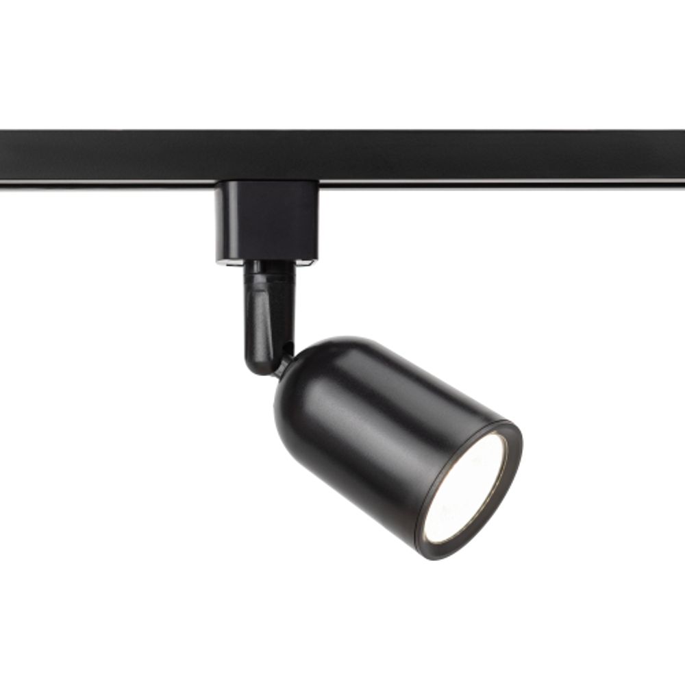 Трековый светильник однофазный ЭРА TR41-GU10 BK под лампу GU10 черный | Однофазные светильники под лампу