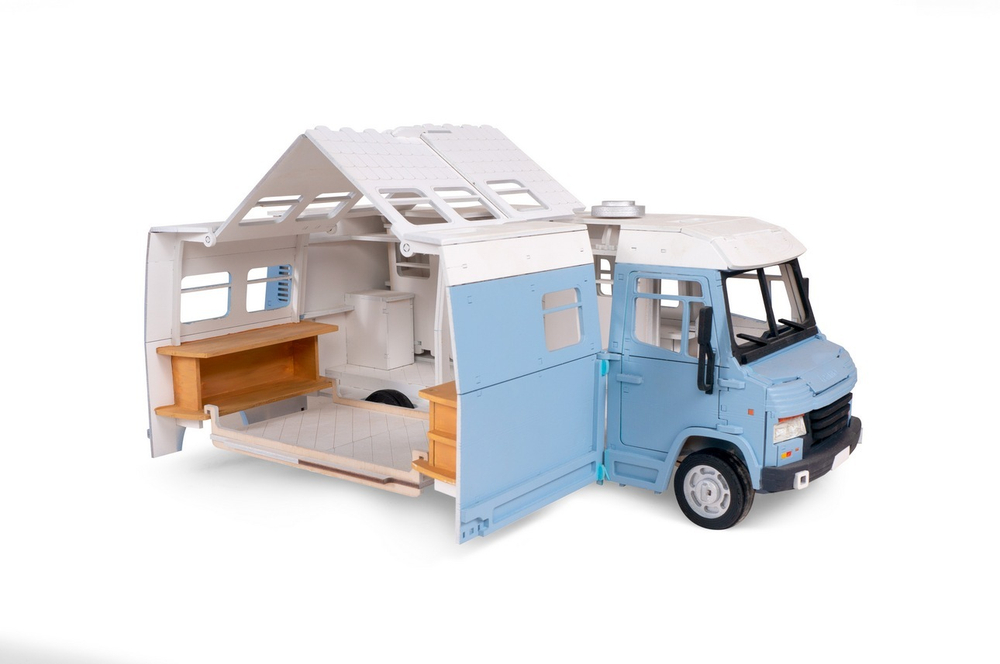 Автодом-кемпер ''Пикник'' или дом на колёсах с мебелью от Lemmo - Деревянный конструктор, 3D пазл, сборная модель