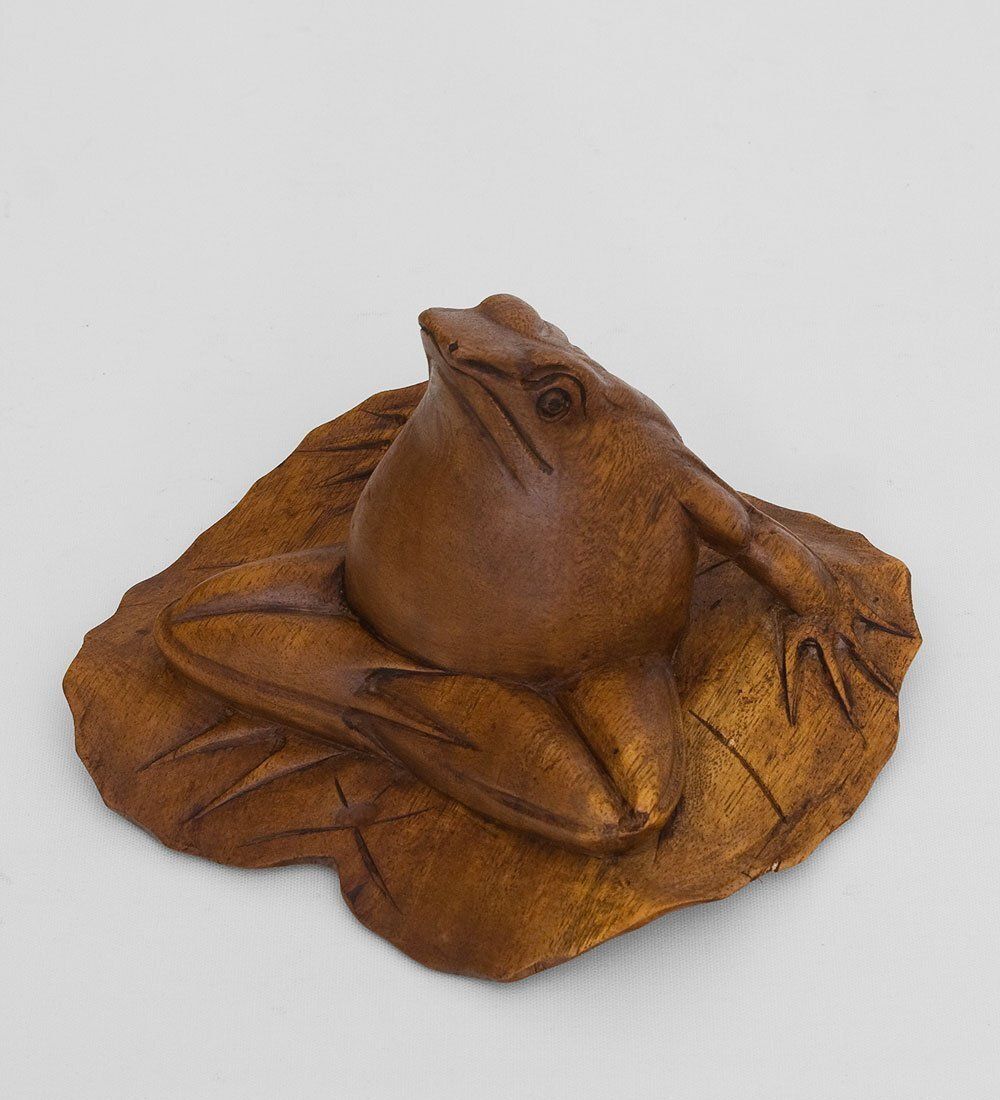 Decor and Gift 15-058 Статуэтка «Лягушка на листе» суар