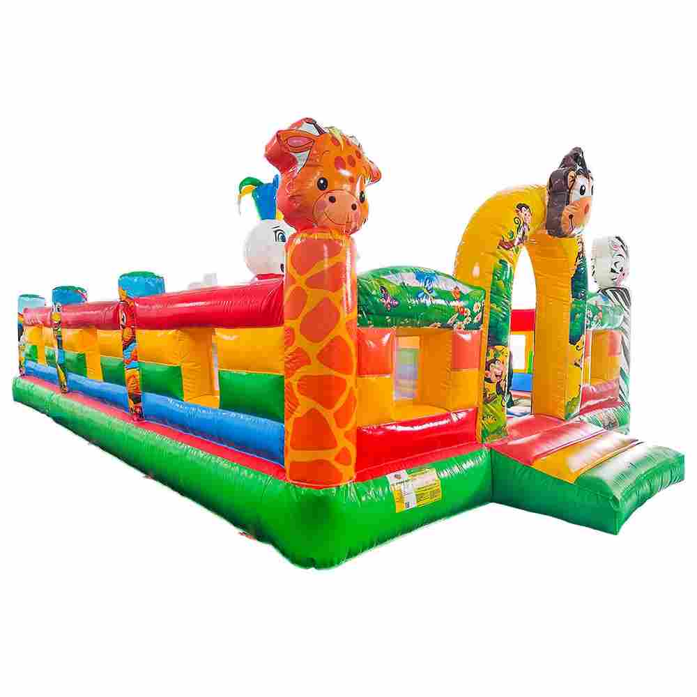 Коммерческий надувной батут «Веселый клоун», 9*6*4,5 м