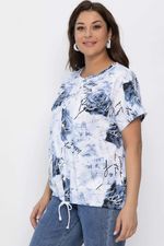 Блуза Велес (синяя) Б13758-20М LT Collection