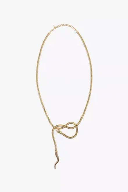 ZARA МЕТАЛЛИЧЕСКИЙ РЕМЕНЬ СО ЗМЕЙКОЙ, ЗОЛОТИСТЫЙ