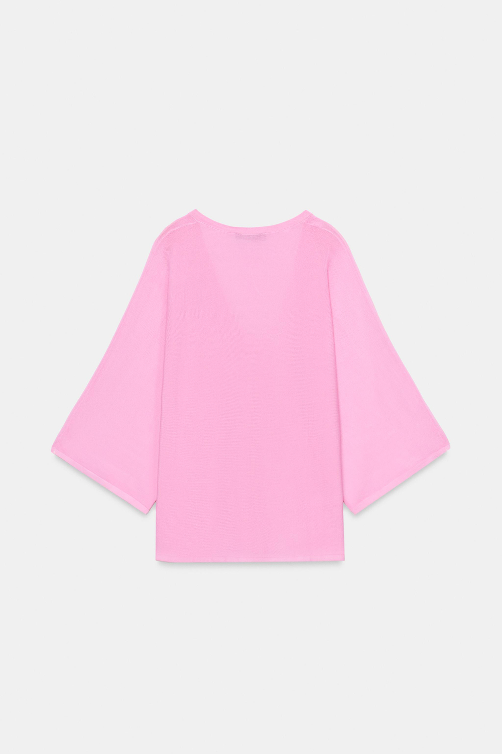 ZARA ДЖЕМПЕР С V-ОБРАЗНЫМ ВЫРЕЗОМ, РОЗОВЫЙ