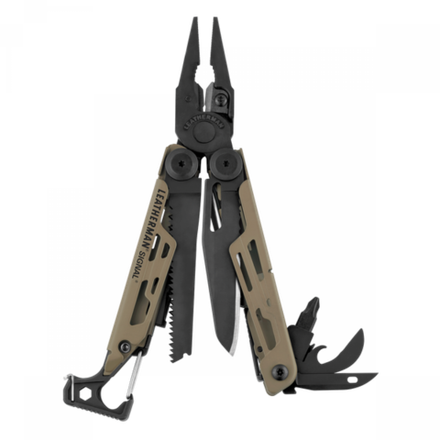 Мультитул Leatherman Signal, 19 функций, коричневый, нейлоновый чехол