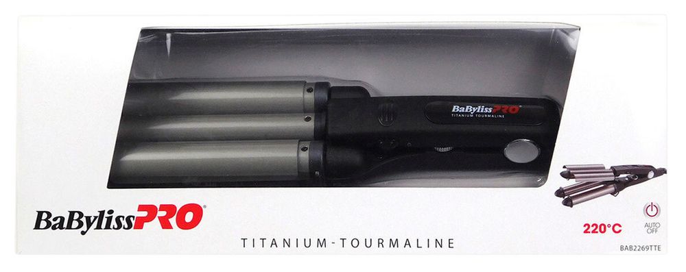 Тройная плойка-волна BaByliss PRO Tourmaline Triple Barrel Waver BAB2269TTE 22-19-22 мм - 8