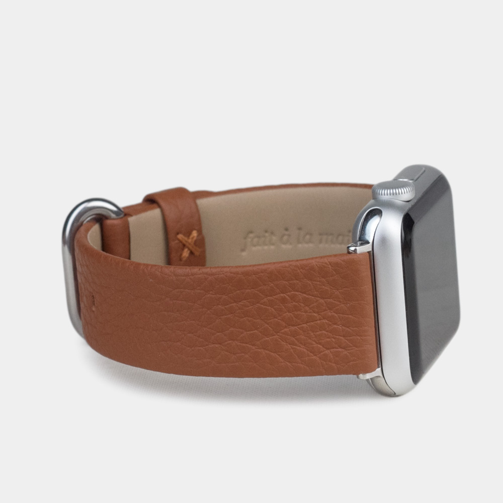 Ремешок для Apple Watch 40/41/42 mm из кожи теленка, цвета карамель