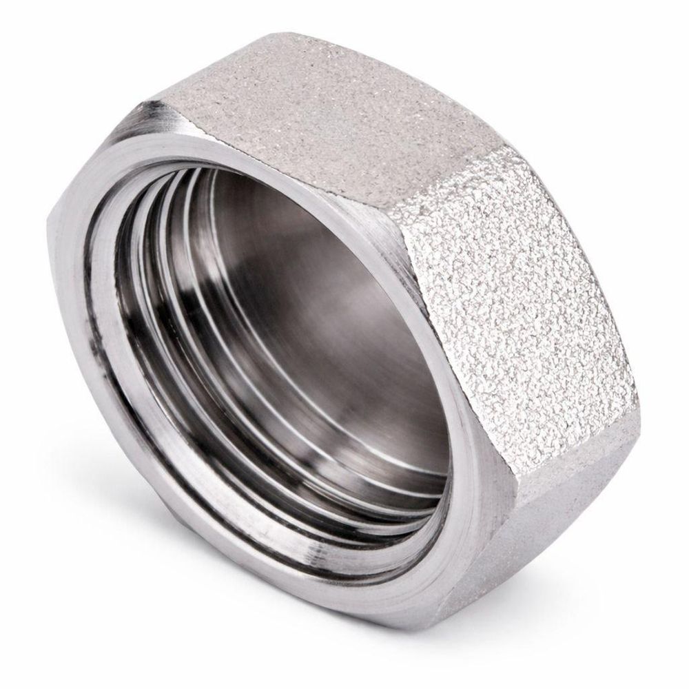 Заглушка лат. 1/2" вн. никель.