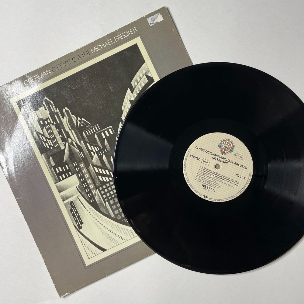 Винтажная виниловая пластинка LP Claus Ogerman Michael Brecker Cityscape (Germany 1982)