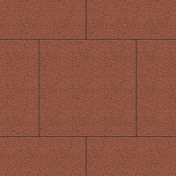 Тротуарная плитка КВАДРАТ 500х500 мм - Гранит Красный