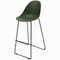 Барный стул Vid зеленый с черными ножками