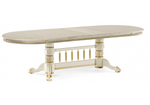 Стол деревянный Woodville Кантри крем с золотой патиной