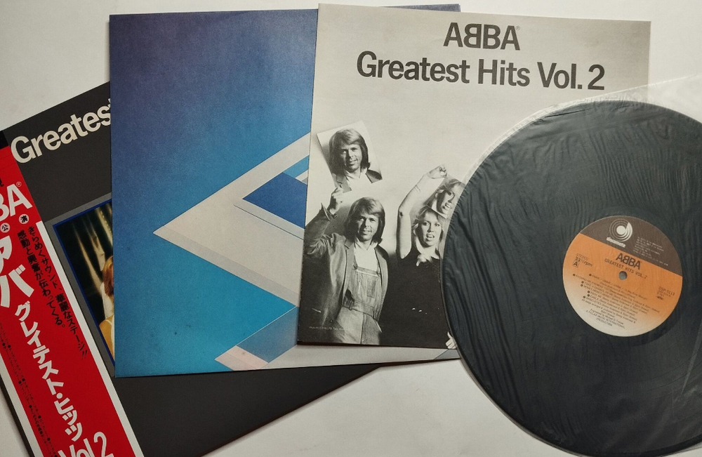 Винтажная виниловая пластинка LP ABBA Greatest Hits Vol. 2 (Japan 1979) (Obi)