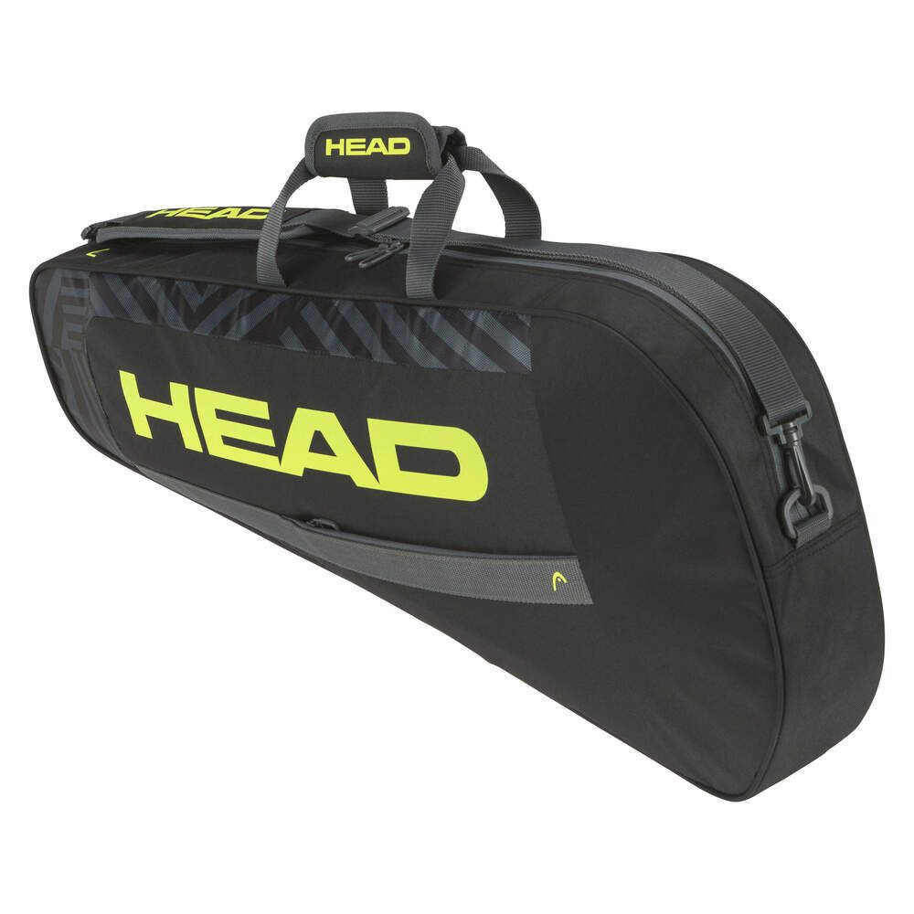 Сумка теннисная Head Base Racquet Bag S - black/neon yellow