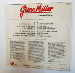 Винтажная виниловая пластинка LP Glenn Miller Greatest Hits Vol. 2 (Belgium 1981)
