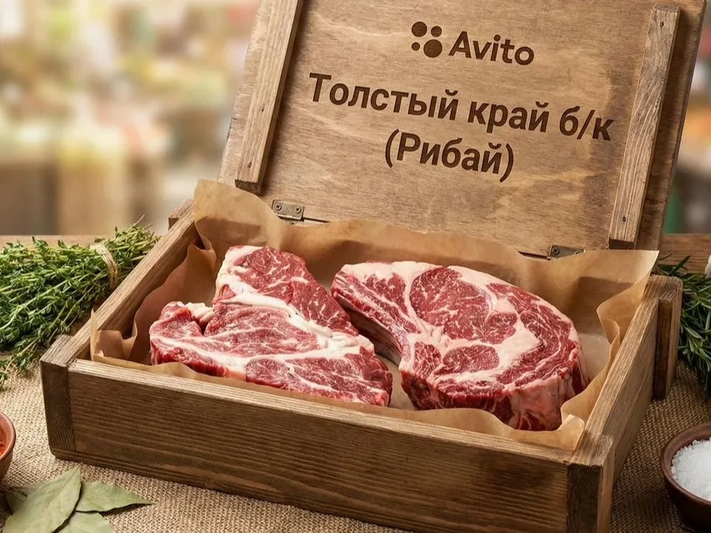 Толстый край без кости охлаждённый