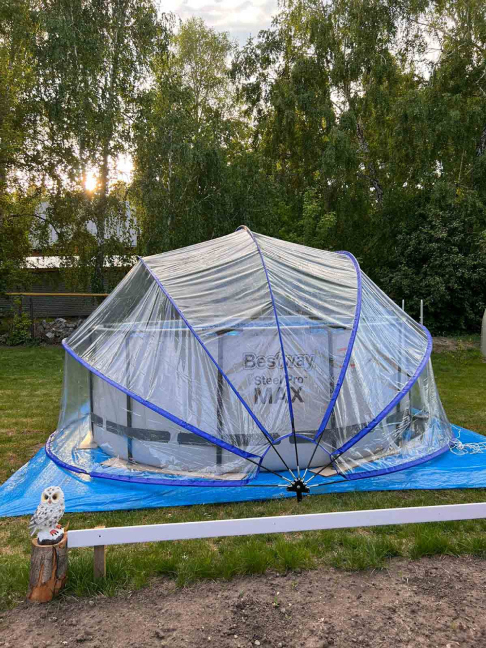 Купол-тент для бассейна, диаметр 3,6 м (Pool tent 3,6)