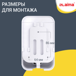 Дозатор для жидкого мыла LAIMA PROFESSIONAL LSA, НАЛИВНОЙ, объем 1 л, цвет белый, 507995