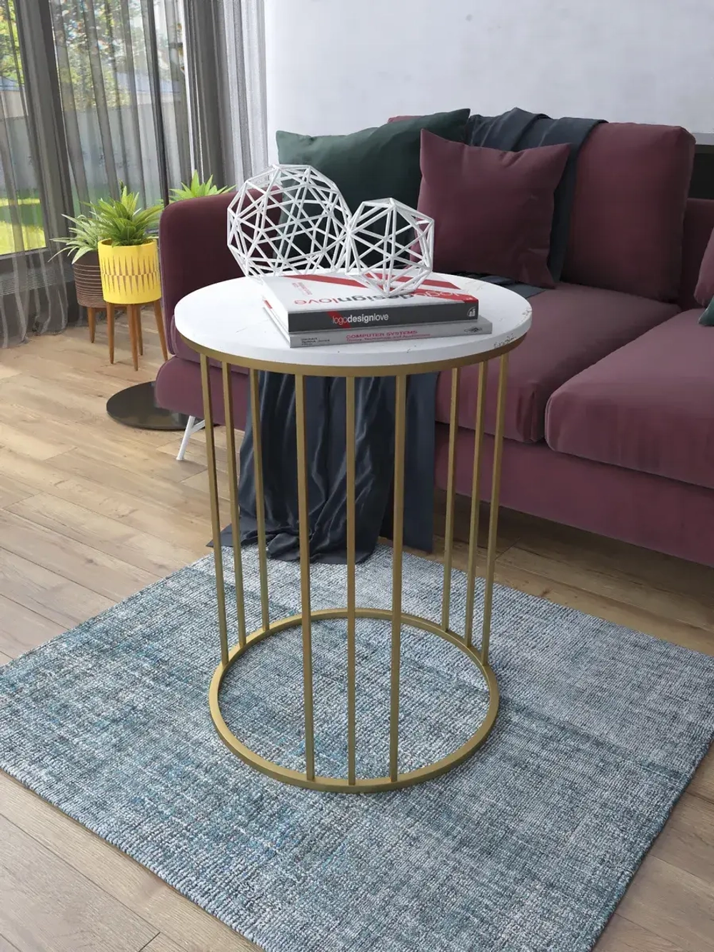 Журнальный стол Трио - ЗЗБ - МДФ в ПВХ