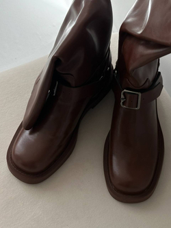 Сапоги из натуральной кожи