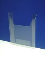 Карман буклетница А4 верт Н=275, 15мм, 1,5 ПЭТ + скотч