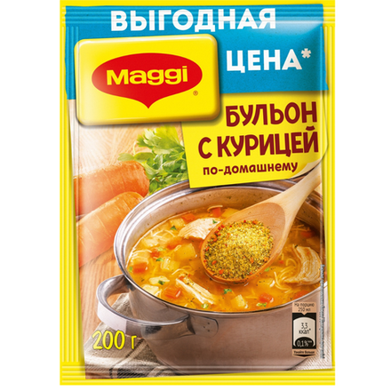 Бульон с курицей по-домашнему Maggi 200 гр