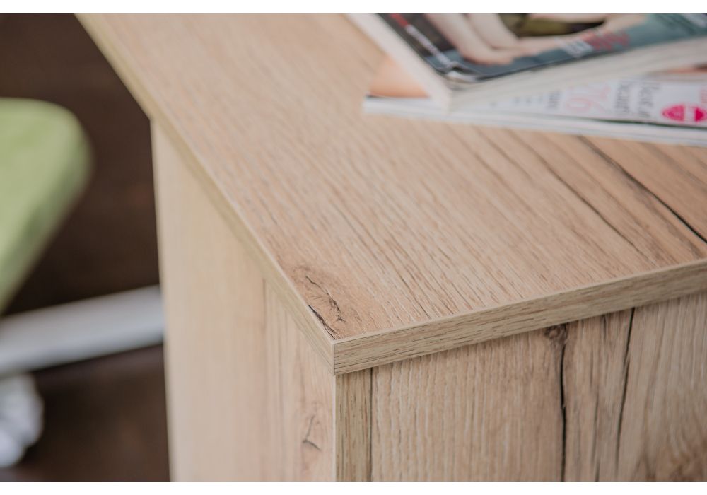 Письменный стол Битти Лофт 116х60х75 дуб делано светлый / белый матовый