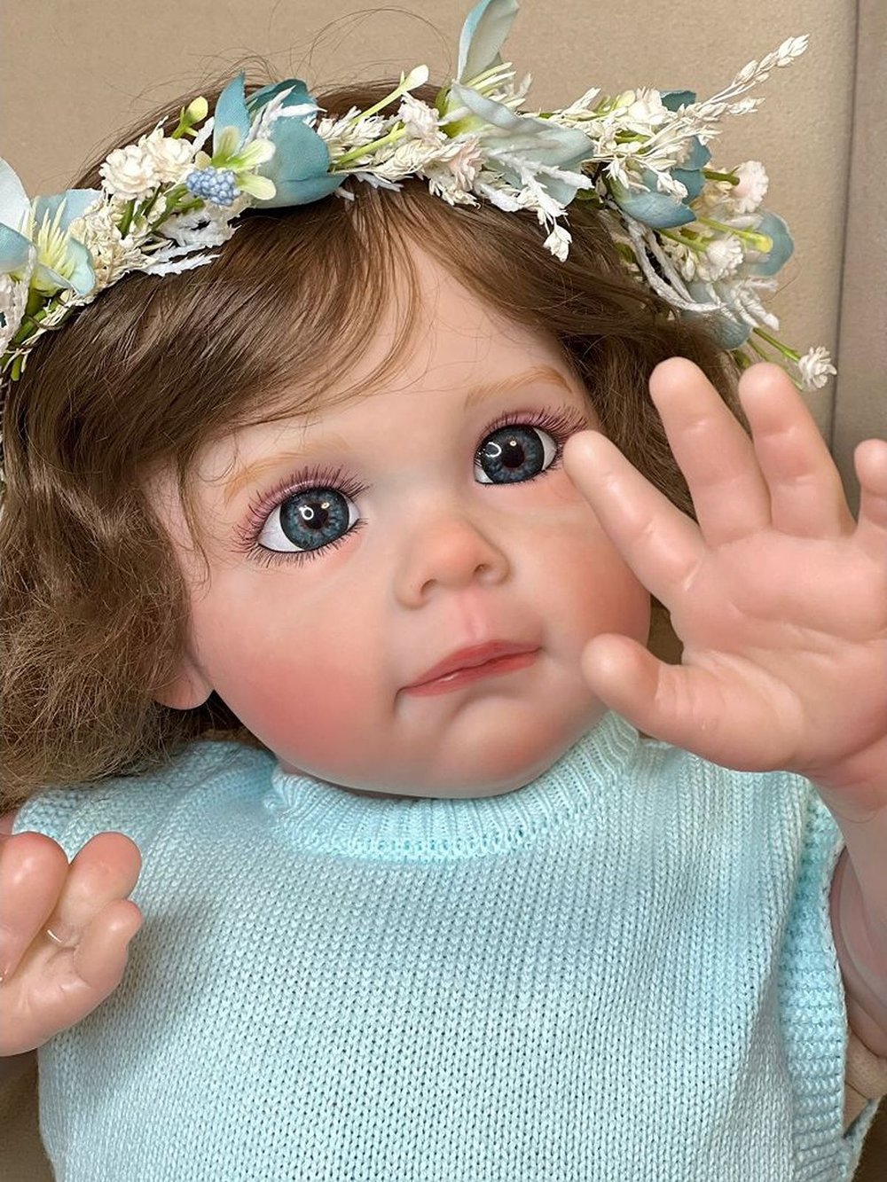 Кукла Реборн мягконабивная 60см в пакете (FA-340)