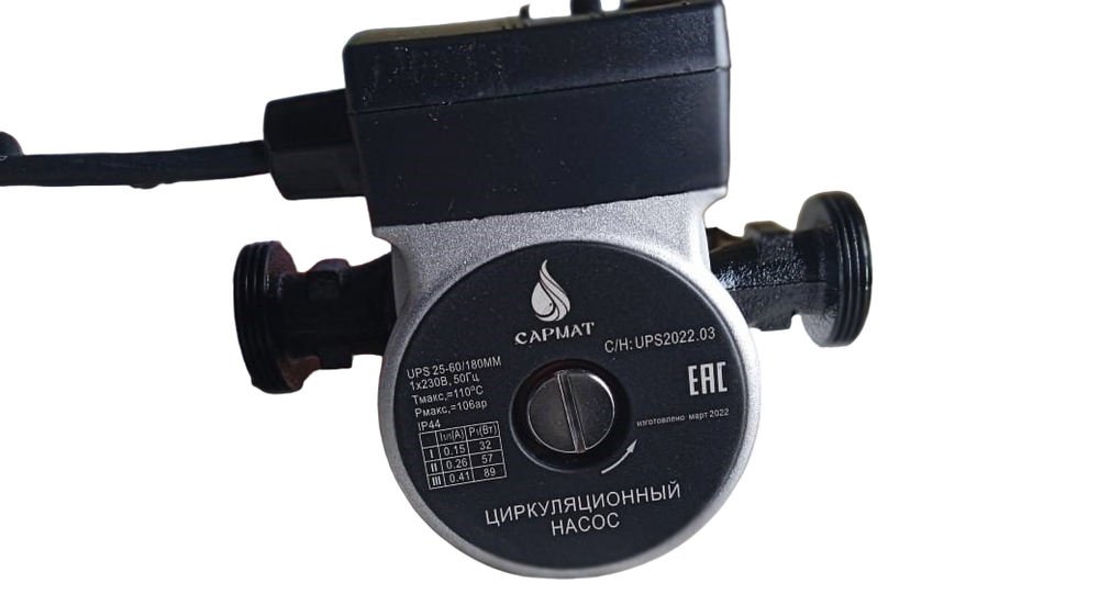 Насос циркуляционный САРМАТ SR 25-60/180 (CN) (кор.8шт)