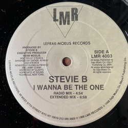 Винтажная виниловая пластинка LP Stevie B I Wanna Be The One (USA 1988)