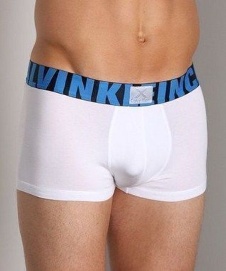 Мужские трусы хипсы Calvin Klein X Word Trunk White