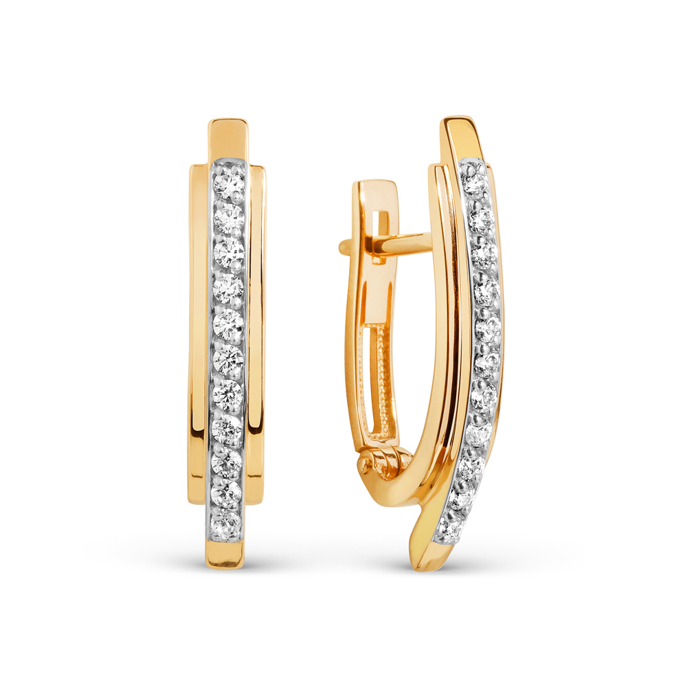 Серьги из золота 585 пробы