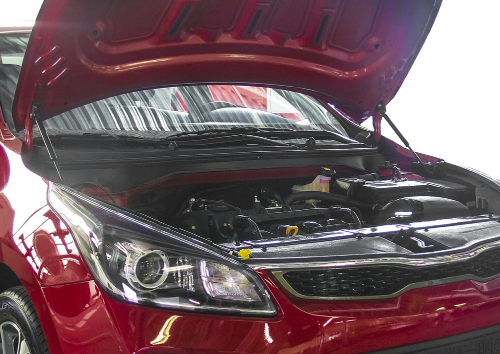 Упоры капота АвтоУпор для Kia Rio IV 2017-2020/Rio X-Line 2017-2021, 2 шт., UKIRIO021