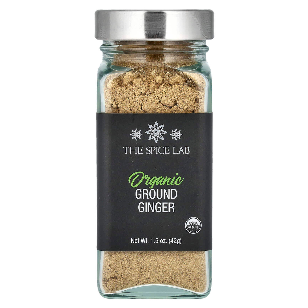 The Spice Lab, Органический молотый имбирь, 42 г (1,5 унции)