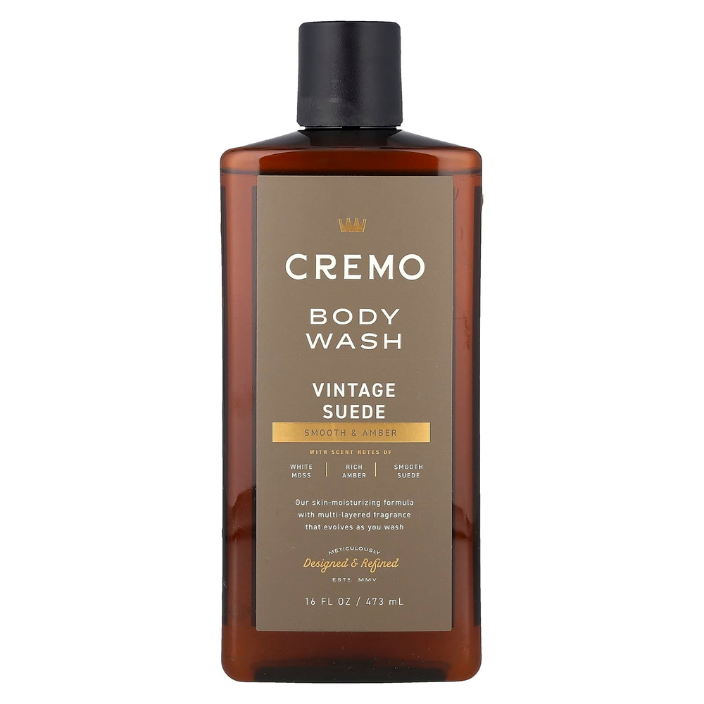 Cremo, гель для душа, замша, 473 мл (16 жидк. унций)