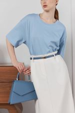 ТОНКИЙ РЕМЕНЬ С ЗАМОЧКОМ BLUE|NUDE